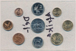 Dél-Afrika 1995. 1c-5R (9xklf) Forgalmi Sor Fóliatokban T:UNC South-Africa 1995. 1 Cent - 5 Rand (9xdiff) Coin Set In Fo - Ohne Zuordnung
