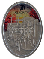 Fidzsi-szigetek 2013. 10$ Ag "Gladiator - Gladiatrix" Részben Multicolor, Dísztokban, Tanúsítvánnyal T:BU Fiji 2013. 10  - Zonder Classificatie