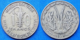 WEST AFRICAN STATES - 10 Francs 1978 "Gazelle" KM# 1a Federation Standard Coinage - Edelweiss Coins - Autres – Afrique