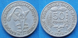 WEST AFRICAN STATES - 50 Francs 1972 "Mixed Beans, Grains And Nuts" KM# 6 Federation Standard Coinage - Edelweiss Coins - Autres – Afrique