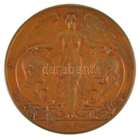 Ausztria 1898. "Ferenc József Uralkodásának 50. évfordulója" Kétoldalas Bronz Emlékérem (62mm) T:AU Austria 1898. "50th  - Sin Clasificación