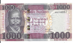 SOUDAN SOUTH 1000 POUNDS 2021 UNC P 17 New - Soudan