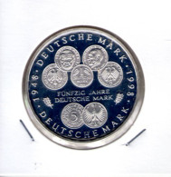 Allemagne.10 Mark. 50e Anniversaire De La Création Du Deutch-mark. 1998 - 10 Mark