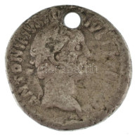 Római Birodalom / Róma / Antoninus Pius ~140. Denarius Ag (2,95g) T:F Lyukasztva Roman Empire / Rome / Antoninus Pius ~1 - Sin Clasificación