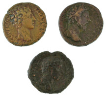 Római Birodalom / Róma / Marcus Aurelius ~140-180. As Bronz (3db) T:VF,F Roman Empire / Rome / Marcus Aurelius ~140-180. - Non Classificati