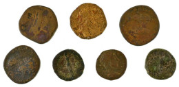 Római Birodalom 7db Bronz Sestertius, Dupondius és As érmékből álló Tétel, Közte Hamisak Is! T:F,VG Roman Empire 7pcs Br - Non Classés