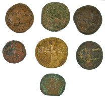 Római Birodalom 7db Bronz Sestertius, Dupondius és As érmékből álló Tétel, Közte Hamisak Is! T:F,VG Roman Empire 7pcs Br - Non Classés