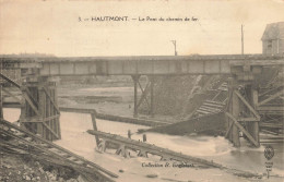 Hautmont * Le Pont De La Ligne Chemin De Fer * Catastrophe Accident - Other & Unclassified