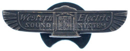 Amerikai Egyesült Államok 1929-1958. "Western Electric Sound System" Jelzett Ag Gomblyukjelvény (2,29g/0.935/6,5x27mm) T - Unclassified