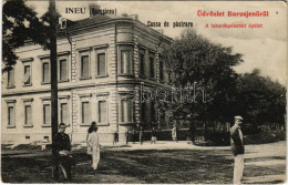 * T2/T3 1924 Borosjenő, Borosineu, Ineu; Takarékpénztári épület. Kerpel Izsó Kiadása / Savings Bank (Rb) - Unclassified