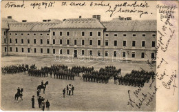 T2/T3 1907 Brassó, Kronstadt, Brasov; Gyalogsági Laktanya, Katonák / Military Infantry Barracks, Soldiers - Non Classés