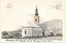* T3 Kisgérce, Gherta Mica; Biserica / Ortodox Templom / Orthodox Church. Photo (non PC) (ragasztónyom / Glue Marks) - Non Classés