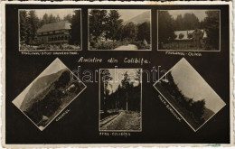 T2/T3 1940 Kolibica, Colibita; Pavilonul Stud Universitari, Pavilonul Olivia, Valea Borgoului, Spre Colibita / Szálló, V - Ohne Zuordnung