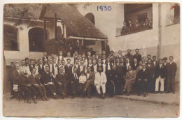 * T4 1930 Vajdahunyad, Hunedoara; Iskolások Csoportja / Group Of Students. Photo (non PC) (vágott / Cut) - Non Classificati