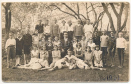 * T4 1931 Vajdahunyad, Hunedoara; Gyerekek Csoportja / Group Of Children. Fitzner Photo (vágott / Cut) - Unclassified