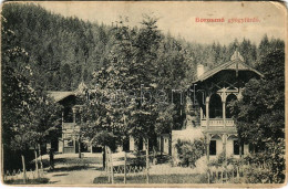 * T3 1910 Borosznó-gyógyfürdő, Brusno-kúpele (Borosznó, Brusznó, Brusno); Villák, Fürdő. Ivánszky Elek Kiadása / Villas, - Non Classés