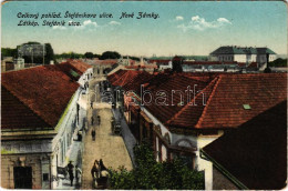 * T3 Érsekújvár, Nové Zámky; Stefánikova Ulice / Stefánik Utca, Groszman Jónás üzlete / Street View, Shop (kopott Sarkak - Non Classificati