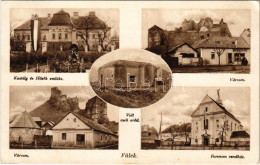 T2 1939 Fülek, Filakovo; Stefani Kastély, Hősök Emléke, Országzászló, Volt Cseh Erőd (betonbunker), Várrom "Mindent Viss - Unclassified