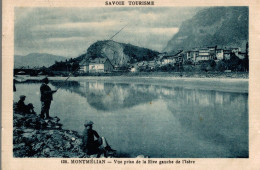 CPA Montmélian Vue Prise De La Rive Gauche De L'Isère - Montmelian