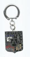 Porte Clefs , Clés , BLASON POITOU , 2 Scans , Frais 1.95 E - Portachiavi