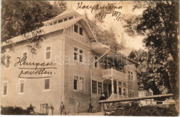 T2/T3 1915 Koritnyica, Korytnica; Hungária Szálloda. Komor Testvérek Kiadása / Hotel + "K.u.K. Militärzensur Liptószentm - Non Classés