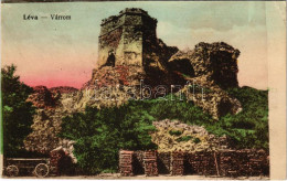 T2/T3 1916 Léva, Levice; Várrom. Vasúti Levelezőlapárusítás 619. / Castle Ruins (fl) - Sin Clasificación