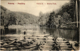 * T4 Pozsony, Pressburg, Bratislava; Vödric Tó, Csónakok / Wödritz-Teich / Vydrica Lake, Boats (vágott / Cut) - Non Classés