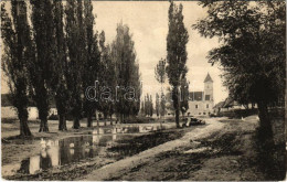 T2/T3 1910 Pöstyén, Pistyan, Piestany; Nagy-Pöstyén, Utca, Templom. Bernás L. Kiadása / Gross Pöstyén / Street View, Chu - Non Classés