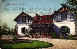 T2/T3 1911 Stubnyafürdő, Túróchévíz, Stubnianske Teplice, Turcianske Teplice; Jeszenszky Villa / Villa + "STUBNYAFÜRDŐ P - Sin Clasificación