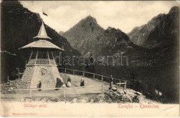 * T3 Tátra, Magas-Tátra, Vysoké Tatry; Tarajka, Szilágyi Dezső Emléktorony, Kilátó. Maurer Adolf Kiadása / Kämmchen, Szi - Ohne Zuordnung