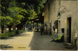 T2/T3 1910 Vihnye, Vihnyefürdő, Kúpele Vyhne; Hársfa Sétány, Nándorház, Jegypénztár. Joerges Kiadása / Street View, Bath - Non Classificati