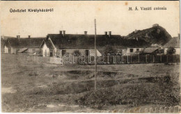 T2/T3 1915 Királyháza, Koroleve; MÁV Vasúti Kolónia. Winkle L. 1915. 5708. / Colony Of The Hungarian State Railways (EK) - Non Classificati