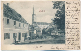 * T2/T3 1901 Brinje, Gostiona Braca Prpic / Street View, Inn (Rb) - Ohne Zuordnung