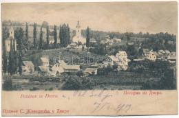 * T3 1909 Dvori, Látkép Templomokkal / General View With Churches (r) - Unclassified