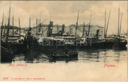 ** T1/T2 Fiume, Rijeka; Molo Adamich, Steamships. C. Ledermann Jr. 4248. - Non Classificati