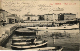 * T2/T3 1904 Fiume, Rijeka; Molo Adamich (EK) - Non Classés