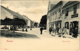 ** T2/T3 Goszpics, Gospic; Glavna Ulica / Fő Utca, M. Kolacevic üzlete / Main Street, Shop Of Kolacevic (fl) - Ohne Zuordnung