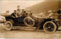 * T3 1913 Lovran, Lovrana; Automobile. Photo (fa) - Ohne Zuordnung