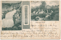 T3 1909 Otocsán, Otocac; Svica / Vízesés / Waterfall. Art Nouveau - Non Classificati