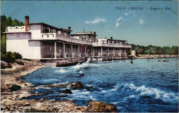 ** T2/T3 Pola, Pula; Brioni, Bagno / Brijuni Beach. Photochrom G. Fano 1912/13. (fl) - Zonder Classificatie