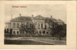 T2/T3 1914 Csóka, Coka (Torontál); Uradalmi Kastély / Castle (EK) - Non Classificati