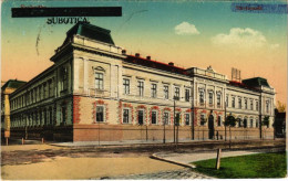 * T2/T3 Szabadka, Subotica; Törvényszék. Vasúti Levelezőlapárusítás 36. Sz. 1916. / Court + "1941 Szabadka Visszatért" " - Ohne Zuordnung