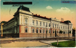 * T2/T3 Szabadka, Subotica; Törvényszék. Vasúti Levelezőlapárusítás 36. Sz. 1916. / Court + "1941 Szabadka Visszatért" " - Unclassified