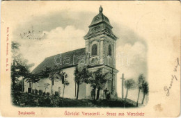 T2/T3 1899 (Vorläufer) Versec, Werschetz, Vrsac; Bergkapelle / Kápolna. Wilh. Wettl Kiadása / Chapel (felületi Sérülés / - Unclassified