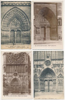 ** Paris, Notre Dame - 4 Pre-1945 Postcards - Unclassified