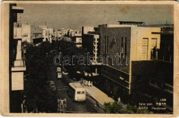 * T3 1951 Haifa, Herzlstreet, Autobus, Automobiles (fl) - Unclassified
