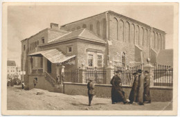 T3 1913 Kraków, Krakkau, Krakkó; Stara Boznica / Synagogue, Jewish Men. J. F. Fischer (EB) - Unclassified