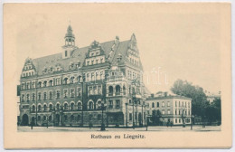** T2 Legnica, Liegnitz; Rathaus. Römmler'sche Orientierungskarte / Town Hall, Folding Card With Map Of The Town - Ohne Zuordnung