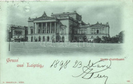 T2 1898 Leipzig, Neues Stadttheater / Theatre - Ohne Zuordnung