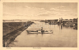 T2 Wesel, Rhein-Hafen / River Rhine, Port, Steamship - Ohne Zuordnung
